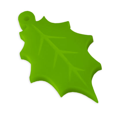 Holly leaf laser cut charm