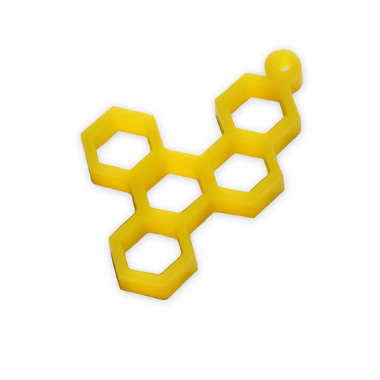 Bee Honey comb UV resin frame charm