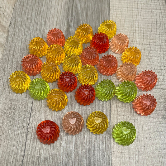 29 x resin jelly sweet cabochons, clearance