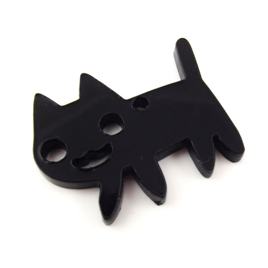 Kawaii cat laser cut charm