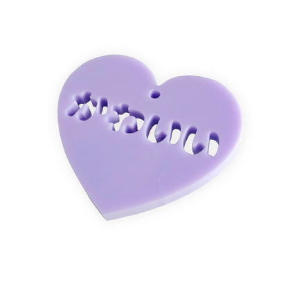 かわいい (Kawaii) laser cut heart charm