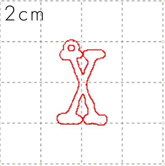 *LF*C* X Files charm, 2cm