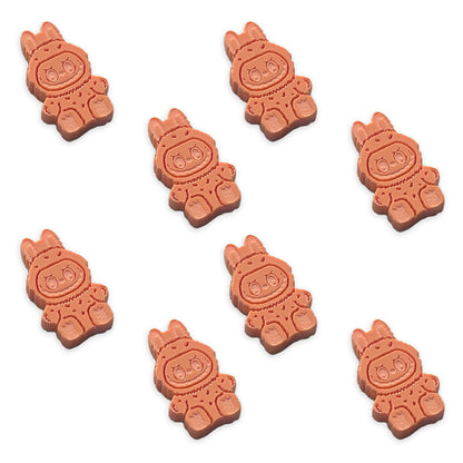 8 Labubu Lafufu cabochons, 2cm