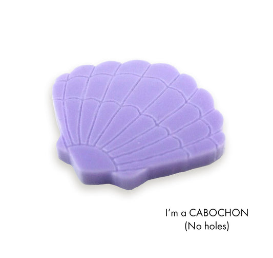 Cabochon Scallop shell laser cut