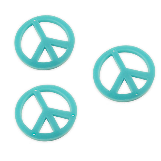 Peace CND laser cut charm