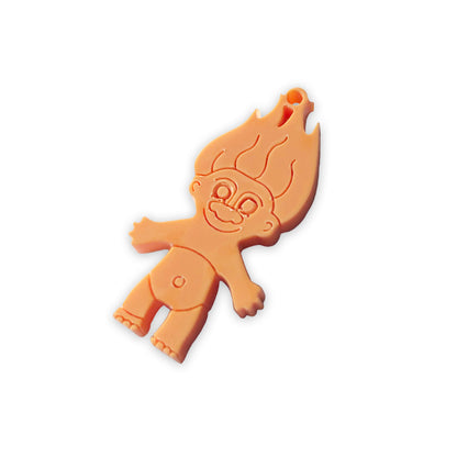 Troll doll laser cut charm