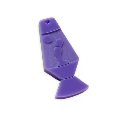 Lava lamp laser cut charm