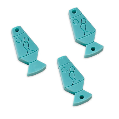 8 Lava lamp link shapes, 2cm