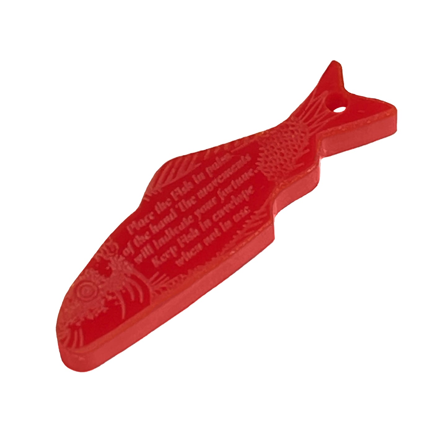 The 'Fortune Teller fish' laser cut charm