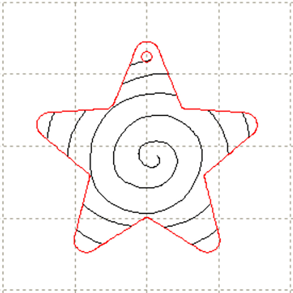 *MP*C* Star spiral, 30mm