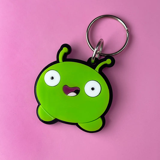 *LH*C* Mooncake double layer pet tag with engraved back