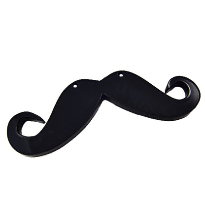 Laser cut moustache charm