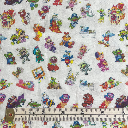 Large offcut Muppet Babies fabric