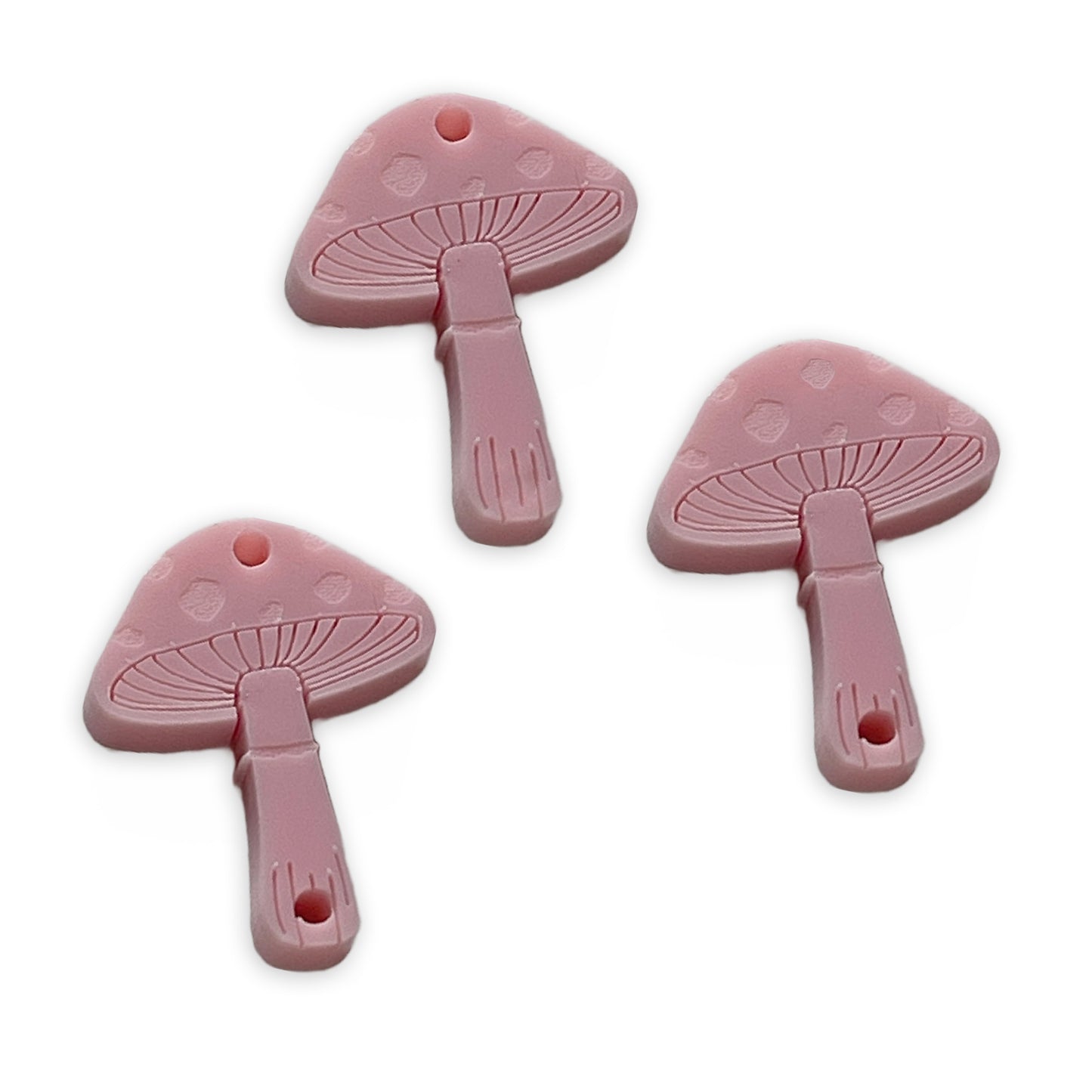 8 Amanita Mushroom link shapes, 2cm