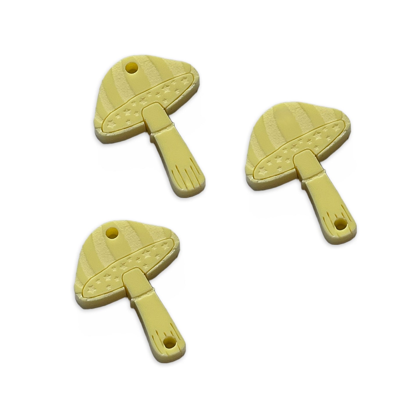 8 Stripe Mushroom link shapes, 2cm