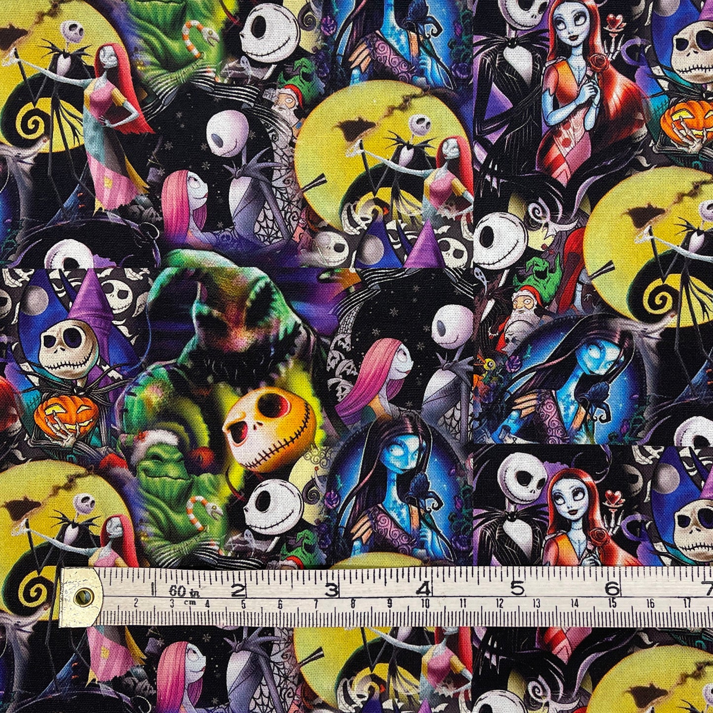 Nightmare before Christmas Characters 100% cotton fabric