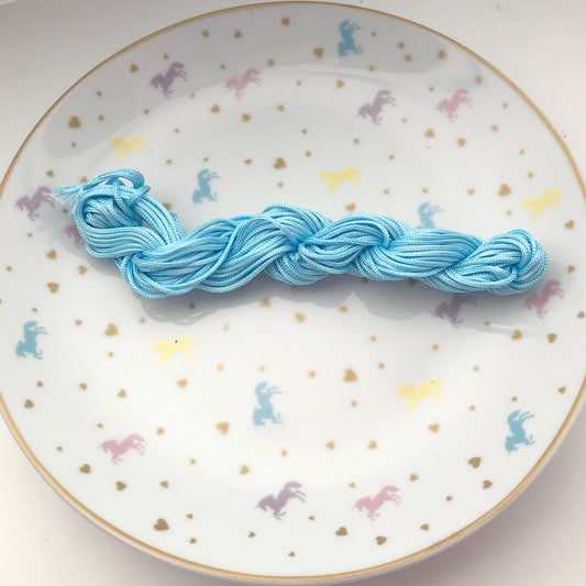 Light blue nylon cord