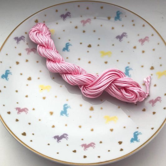 Light pink nylon cord