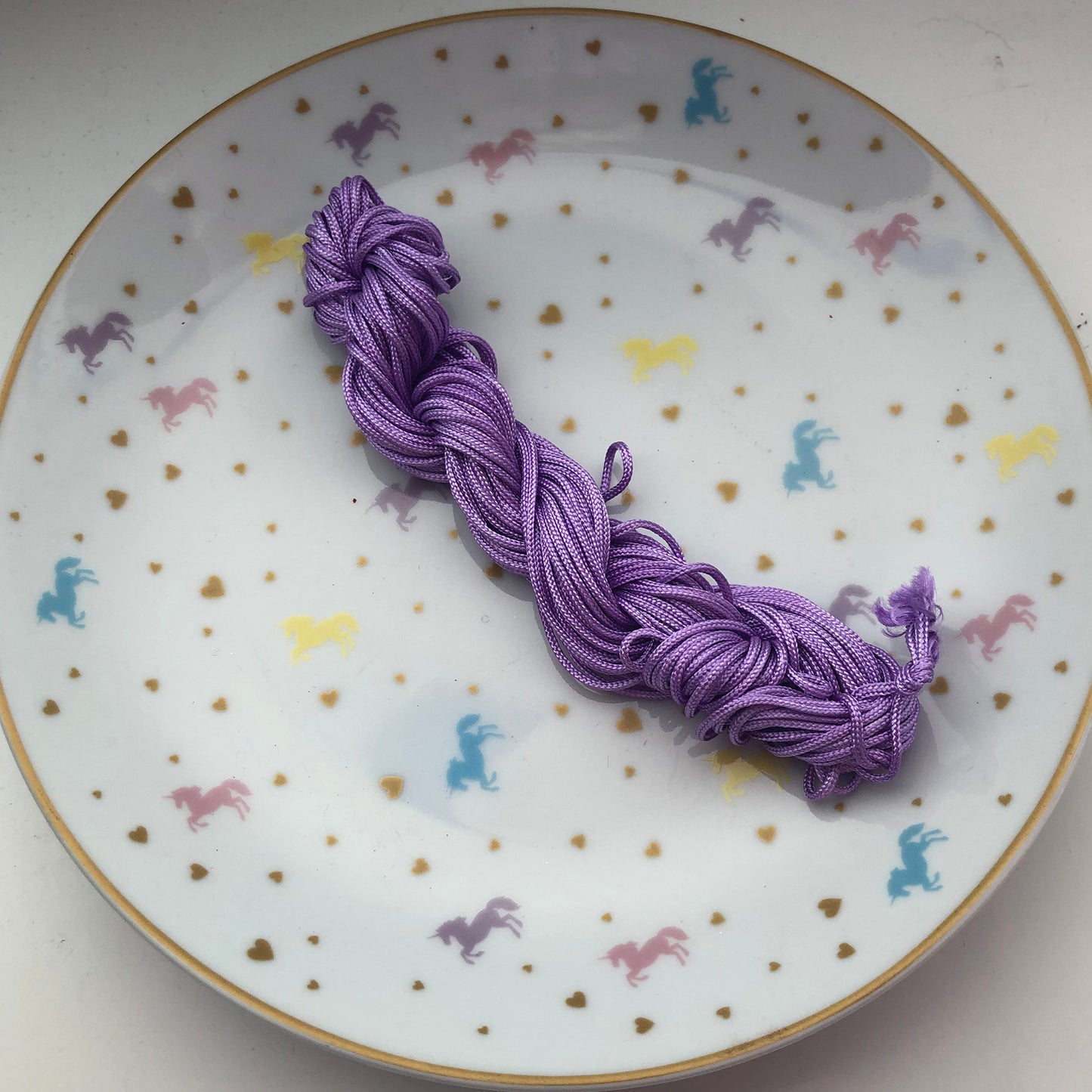 Light purple nylon cord