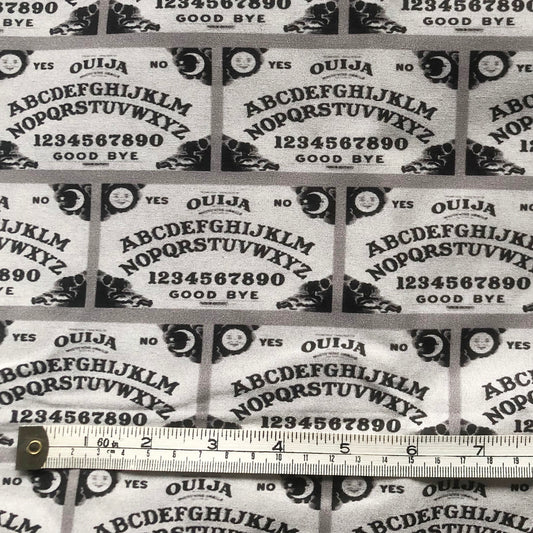 Ouija grey fabric offcut