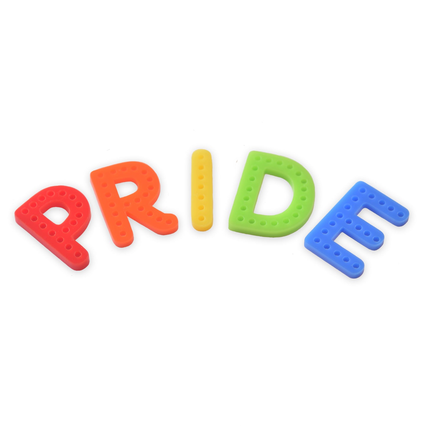 PRIDE Laser cut letter set charms