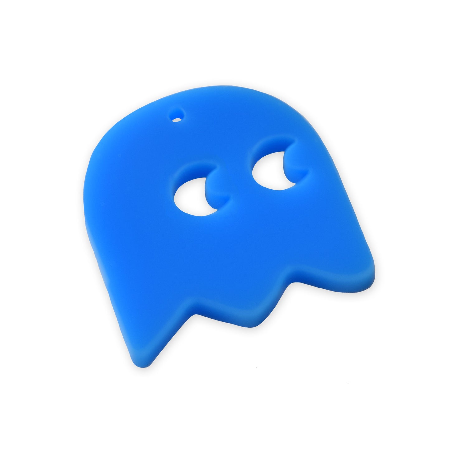 Pacman ghost laser cut charm