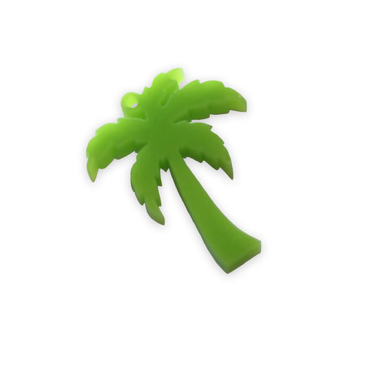 Palm tree laser cut charm