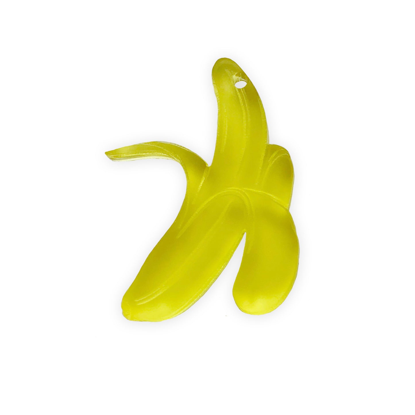 Peeled Banana laser cut charm