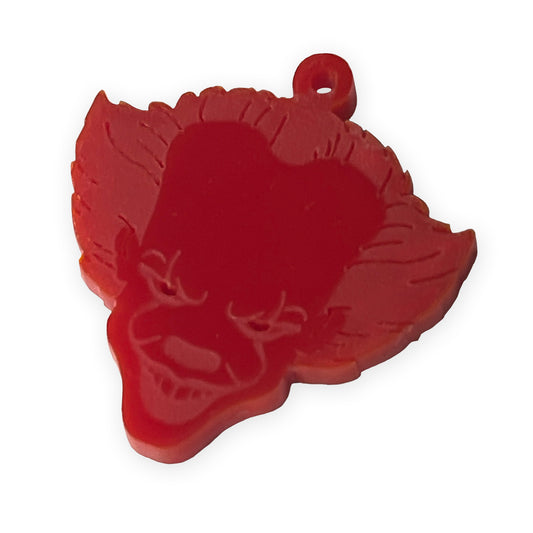 Pennywise IT mask laser cut charm