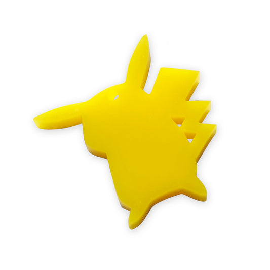 Pikachu Pokemon laser cut charm