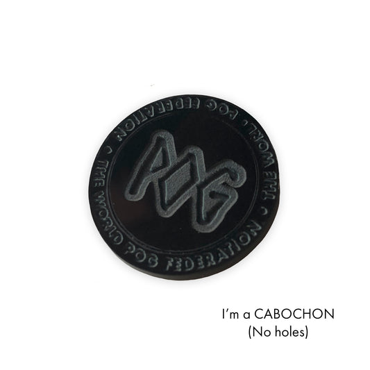 Cabochon Pog laser cut