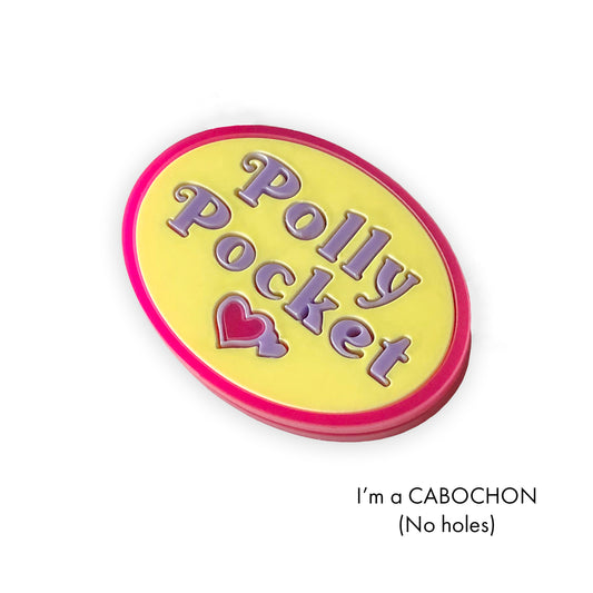 Cabochon Polly pocket logo deluxe