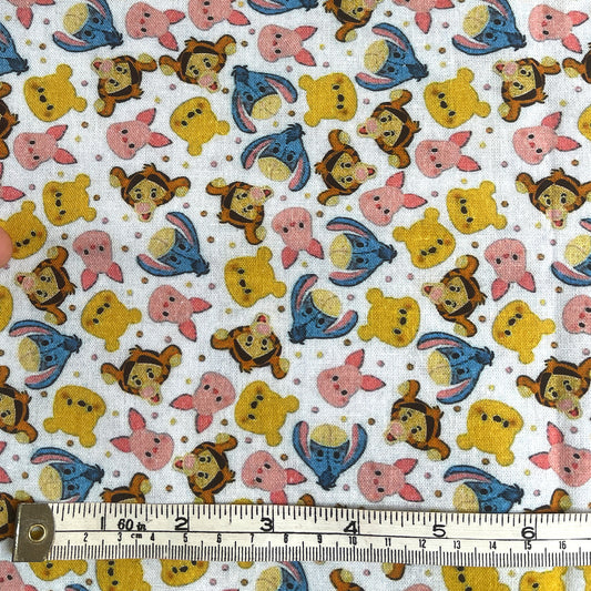 Winnie the pooh fabric offcut