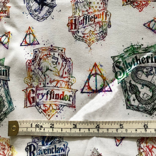 Potter white 100% cotton fabric