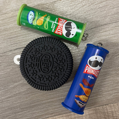 Food charms set (Defect see second image) Set 1 Oreo Pringle