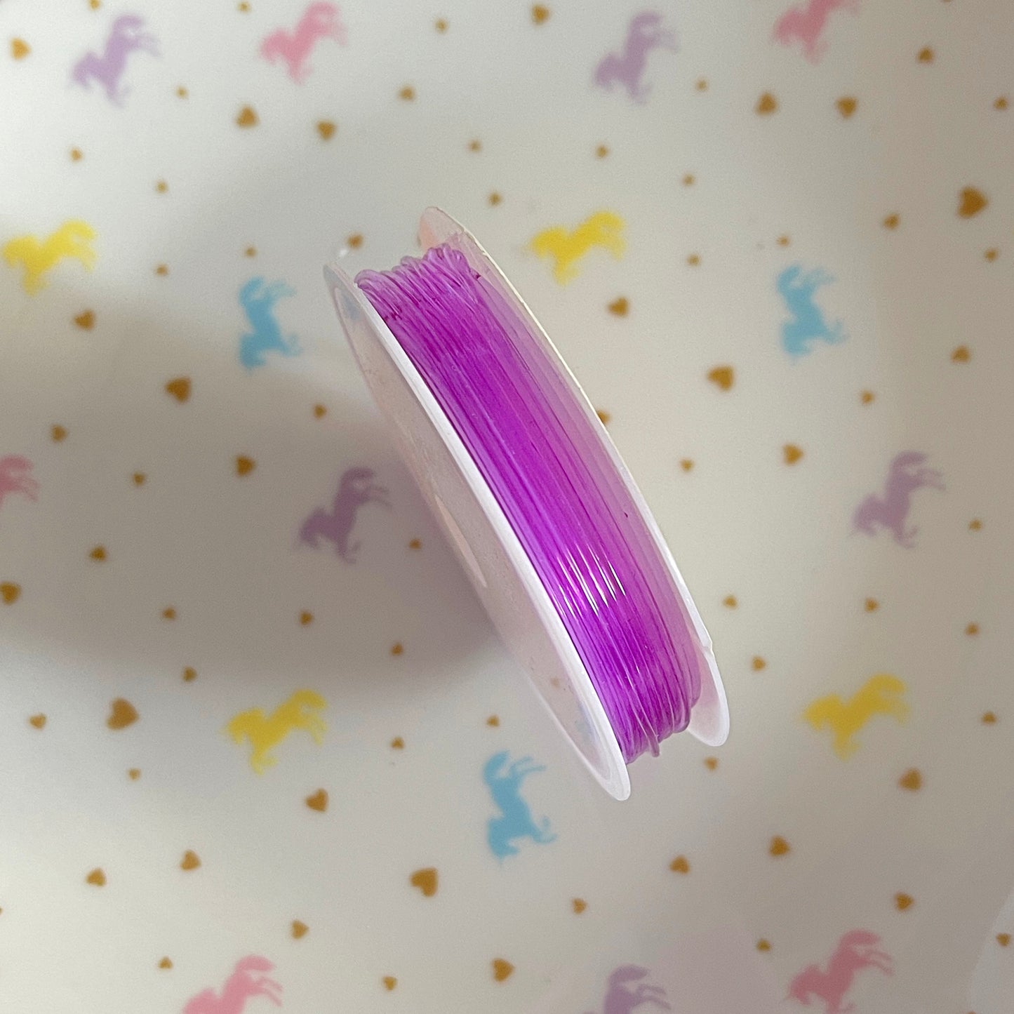 5M Purple transparent elastic (1mm thick)