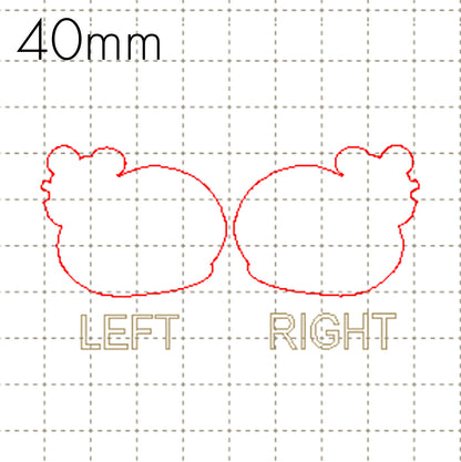 *RS*C* 40mm Snail cabochon, BACKING