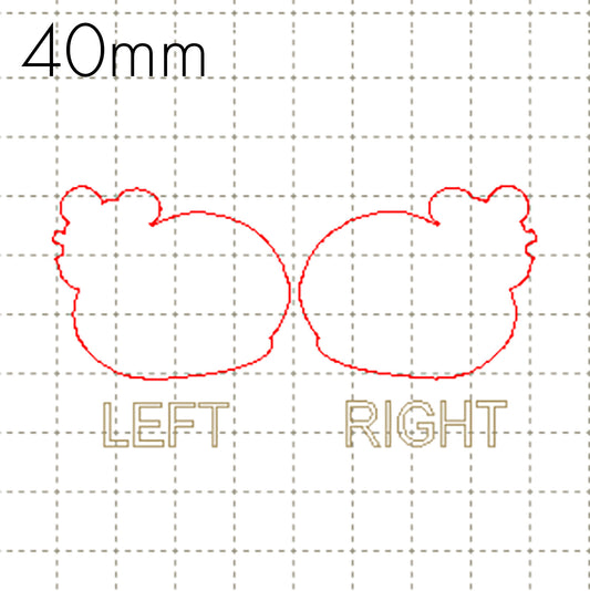 *RS*C* 40mm Snail cabochon, BACKING