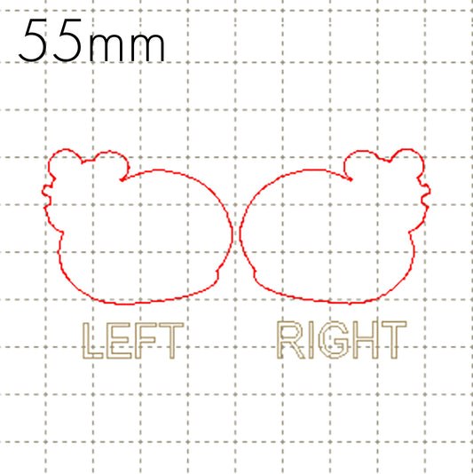 *RS*C* 55mm Snail cabochon, BACKING