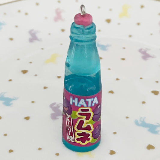 1 x Grape Ramune soda charm Hata