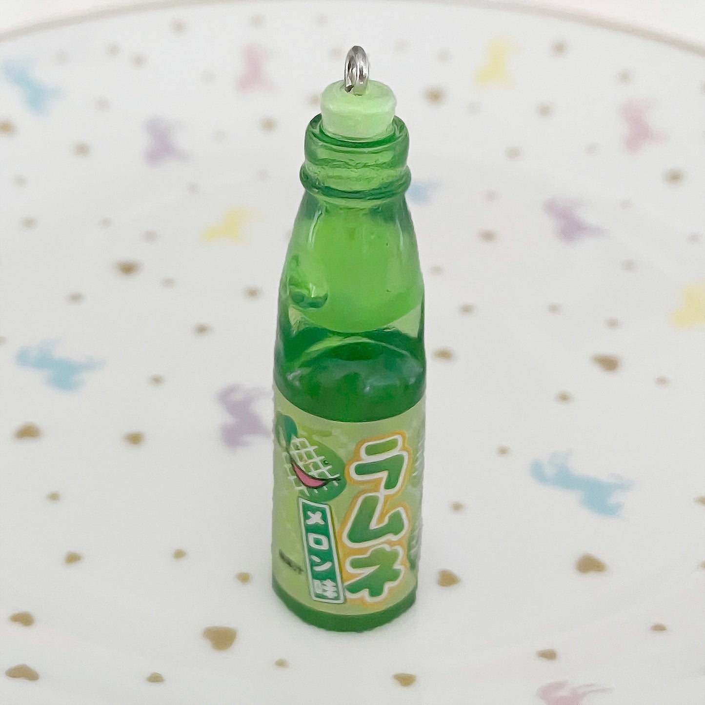 1 x Melon Ramune soda charm Hata