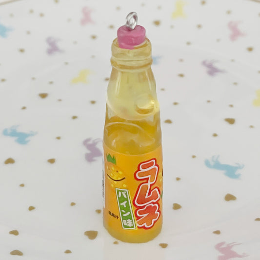 1 x Pineapple Ramune soda charm Hata