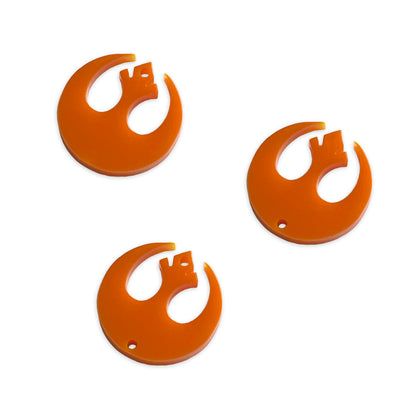 8 Star Wars Rebel link shapes, 2cm