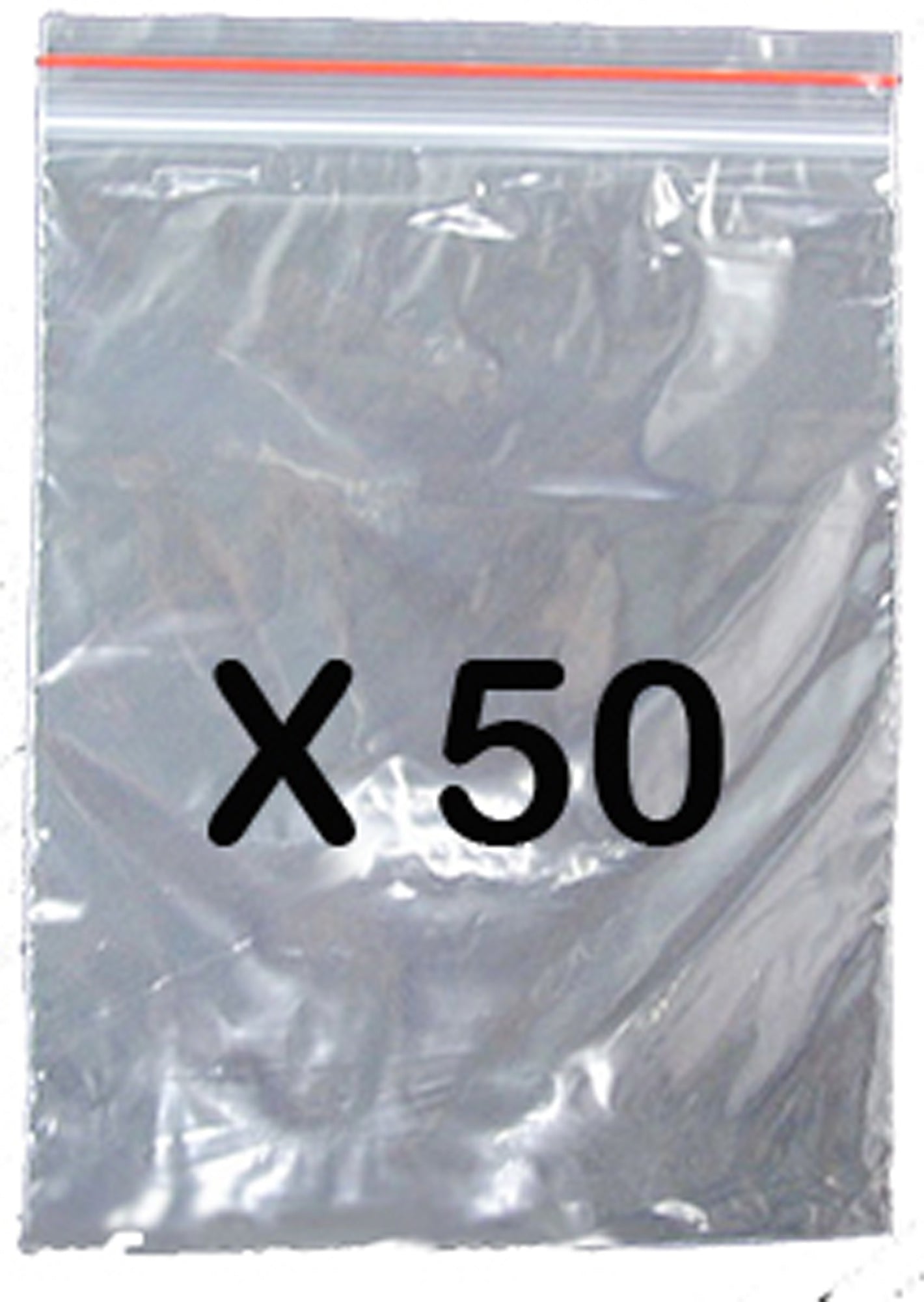 50 x resealable zip lock empty bead bags