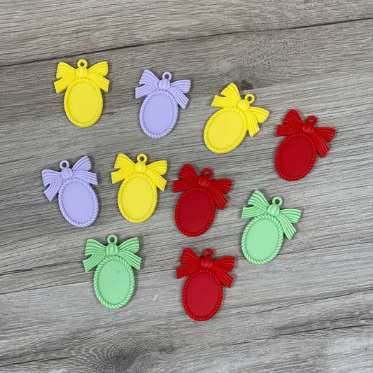 10 resin frame kawaii charms