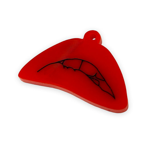 Lips Rocky horror laser cut charm