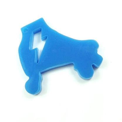 Roller skate laser cut charm