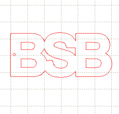 *SD*C* BSB (Horizontal) charm, 6cm tall