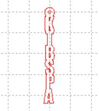 *SD*C* KTBSPA (Vertical) charm, 4.5cm tall