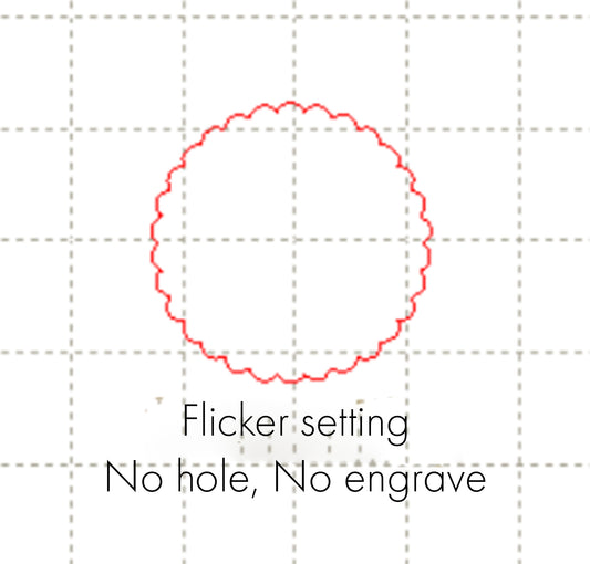*SW*C* Paper flicker setting (No hole, No engraving)